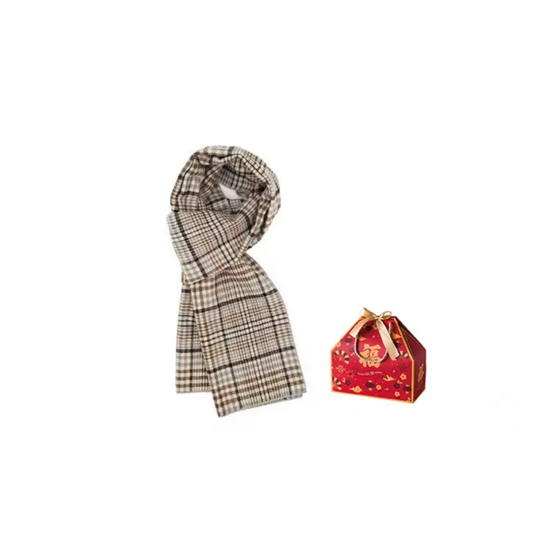BAIJUAN Knit Scarves Unisex-3