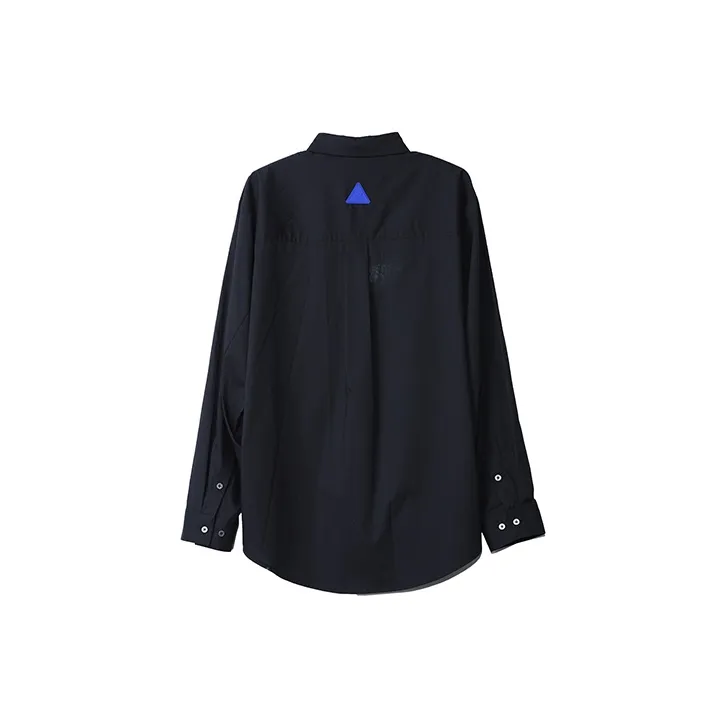 ROARINGWILD Commute Minimalist Style Long Sleeved Shirt Unisex-1