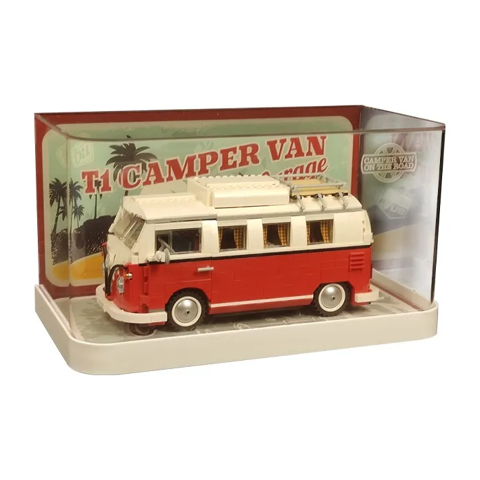 KGBOX For Building Block Volkswagen 10220T1 Acrylic Display Case Dust Cover Model Accessories-0