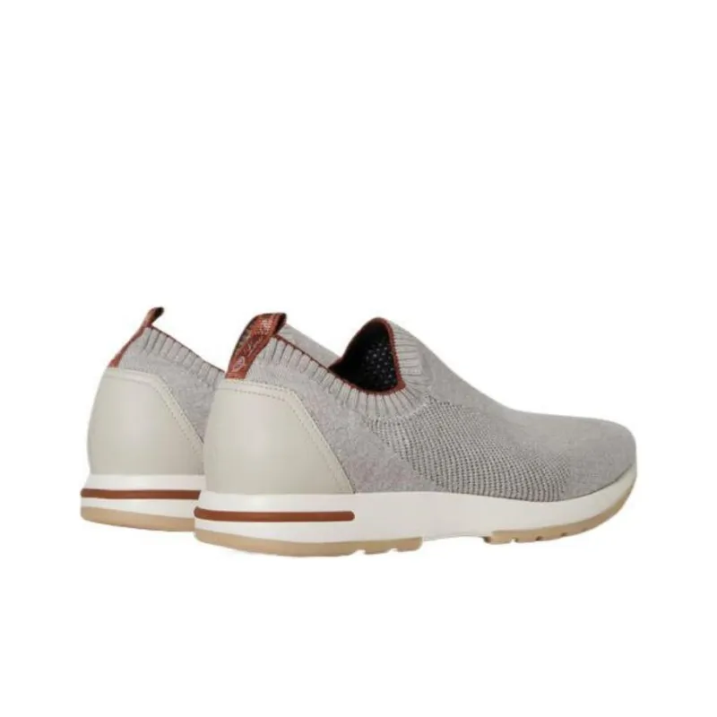 Loro Piana Low Top Casual Shoes Men's Gray-2