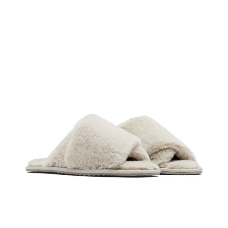 SOREL Slip-Resistant Slide Slippers Women's Gray White-2