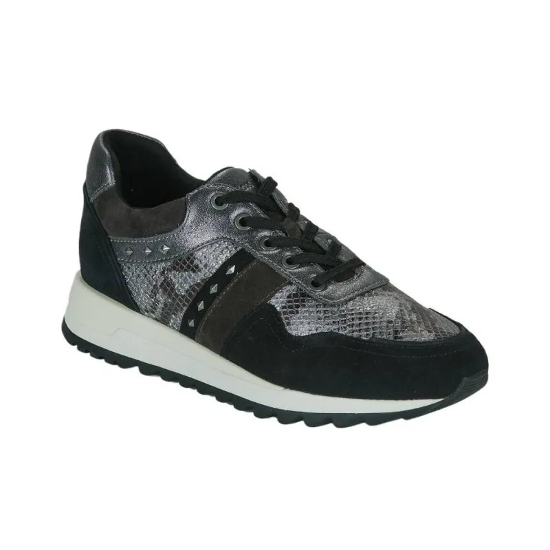 GEOX Low Top Casual Shoes Women's Black-3