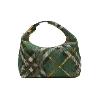 Burberry Polyamide Handbag Medium Size Women's Ivy Green