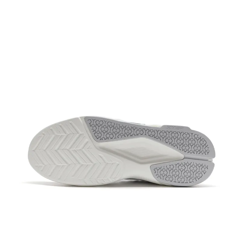 XTEP Skateboard Shoes Women's Low Top Lunar Stone Gray/Sail White-6