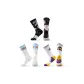3 Pack (White Blue+Black+White Yellow)