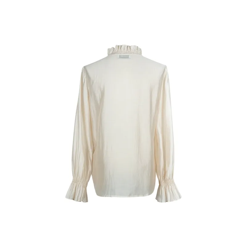 MISSSHINE Shirt Women's Creamy Apricot-1