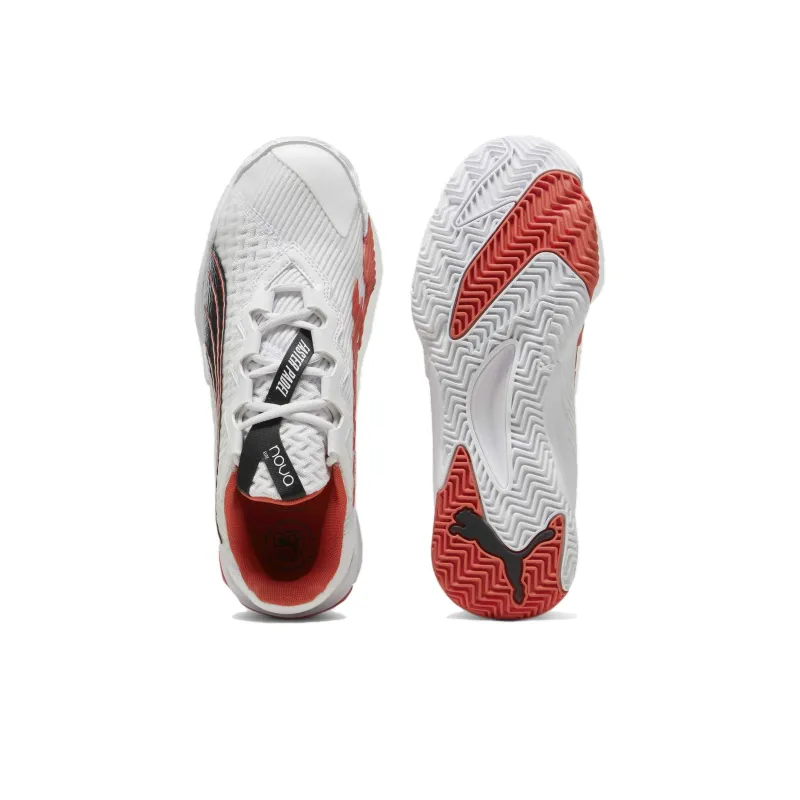 PUMA Nova Elite White Active Red-3