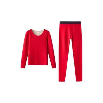 H-YXIANG Thermal Set Women's China Red