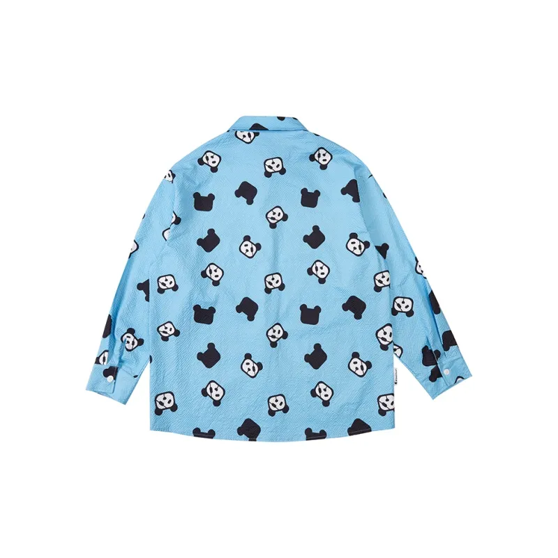 WAYNEXZAVIER Spring And Fall Seasons Shirt Men's Blue-1