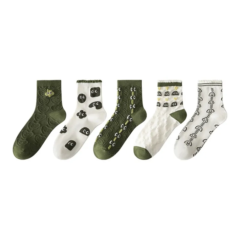BONAS Mid-Calf Socks Women's Combo Set-8