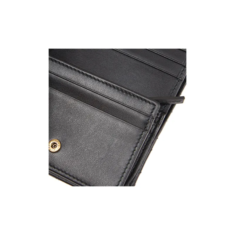 GUCCI GG Marmont Quilted Leather Wallet, Coin Pocket, Card Holder Women's Black-3