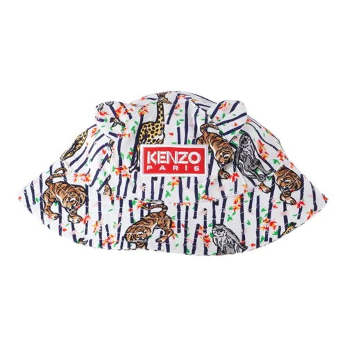 KENZO Cotton Bucket Hats Kids' Multicolor