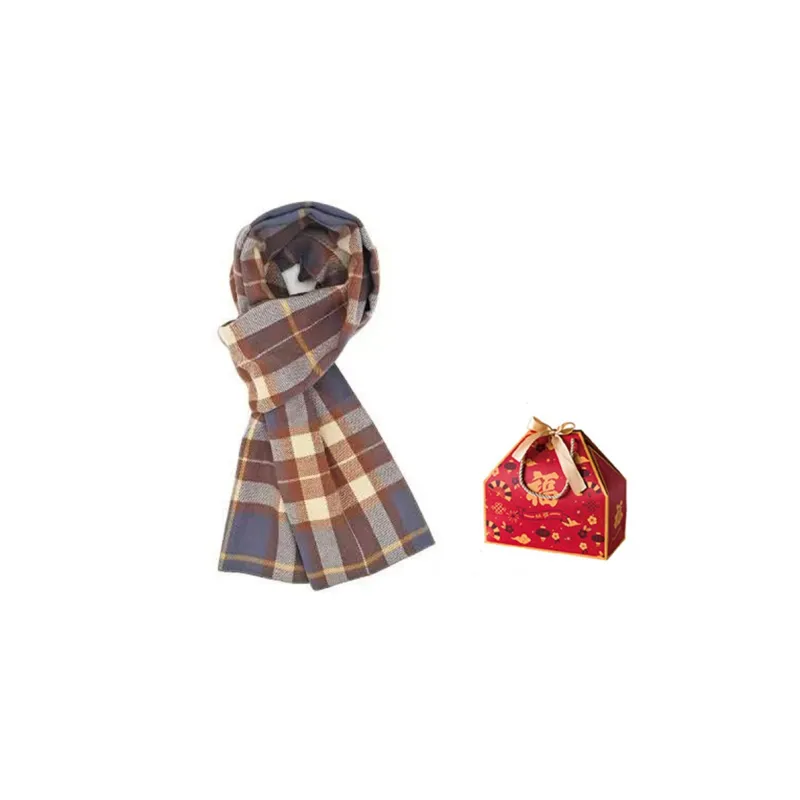 BAIJUAN Knit Scarves Unisex-2
