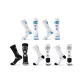 5 Pack (2 White Blue+2 White Black+Black)