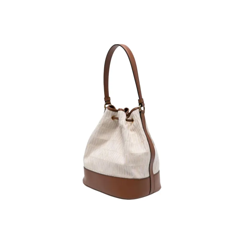 MOSCHINO Monogram-jacquard Bucket Bag-1