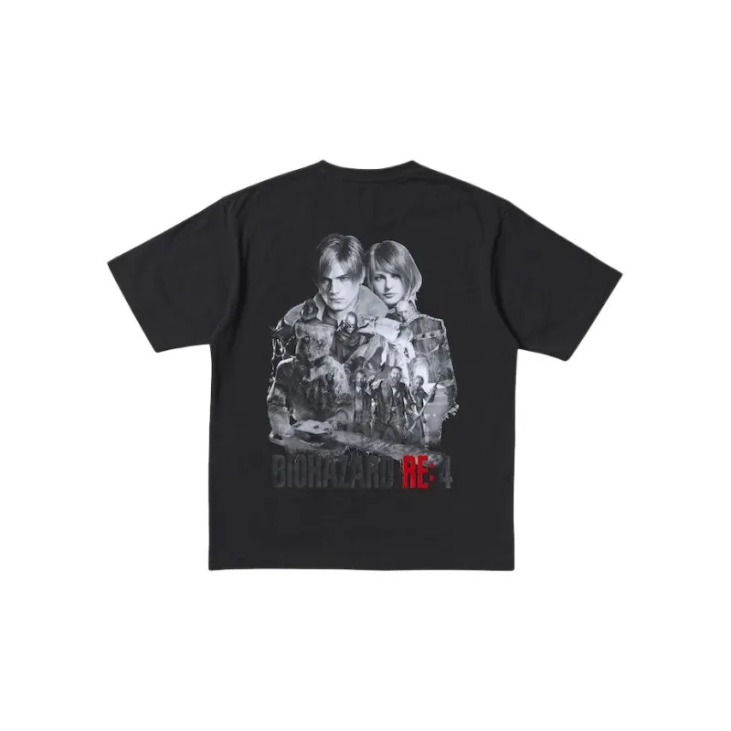 UNIQLO Kosuke Kawamura X Capcom Co-brand T-Shirts Unisex Black-1