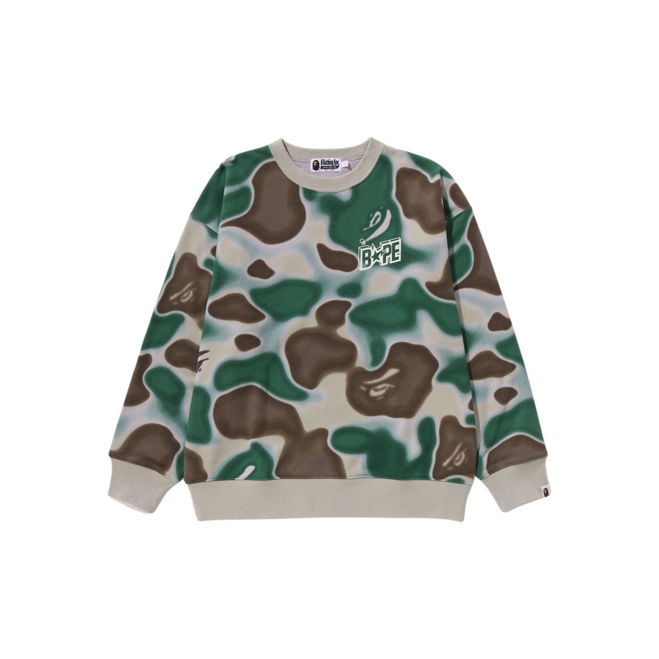 LIQUID CAMO BAPE STA RELAXED FIT SWEAT トップス