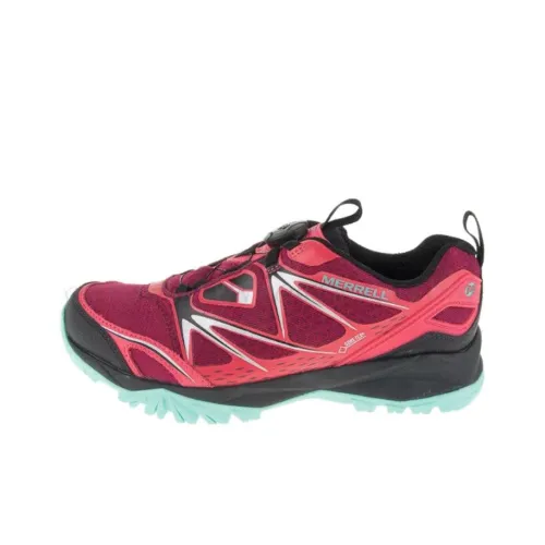 MERRELL Capra Bolt Anti-Slip Wear-Resistant Low-Top Outdoor Shoes Women's Fuchsia