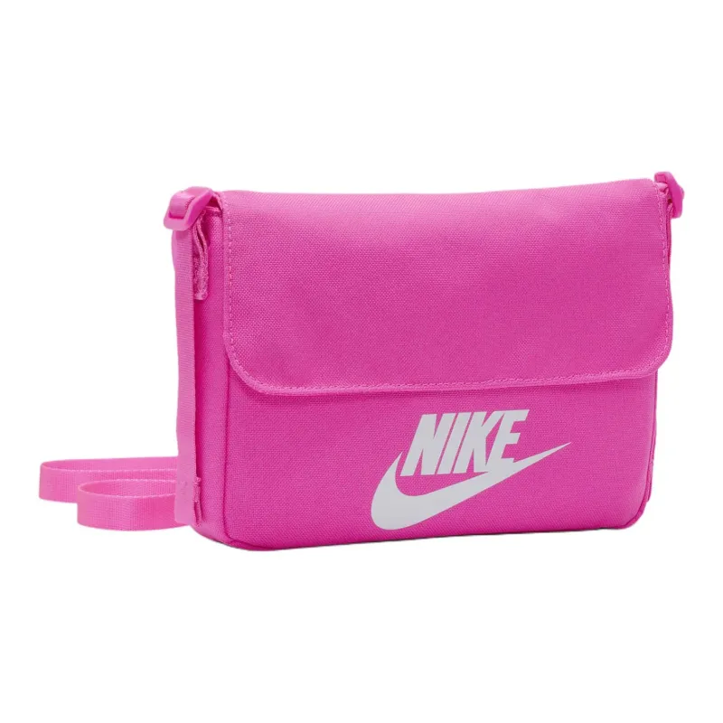 Nike Polyester Messenger Bag Shoulder Bag Crossbody Bag Women's Laser Fuchsia With White-1