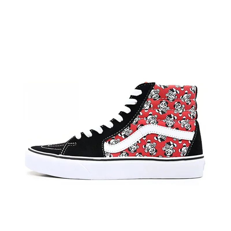 Vans SK8 HI Black/Red-0