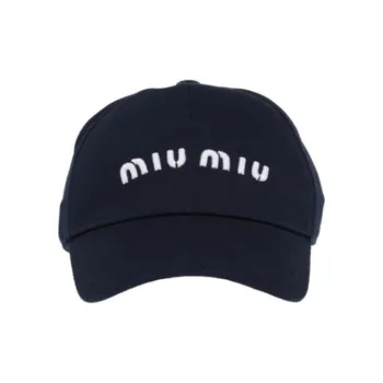 MIU MIU Fabric Baseball Caps Women's Blue