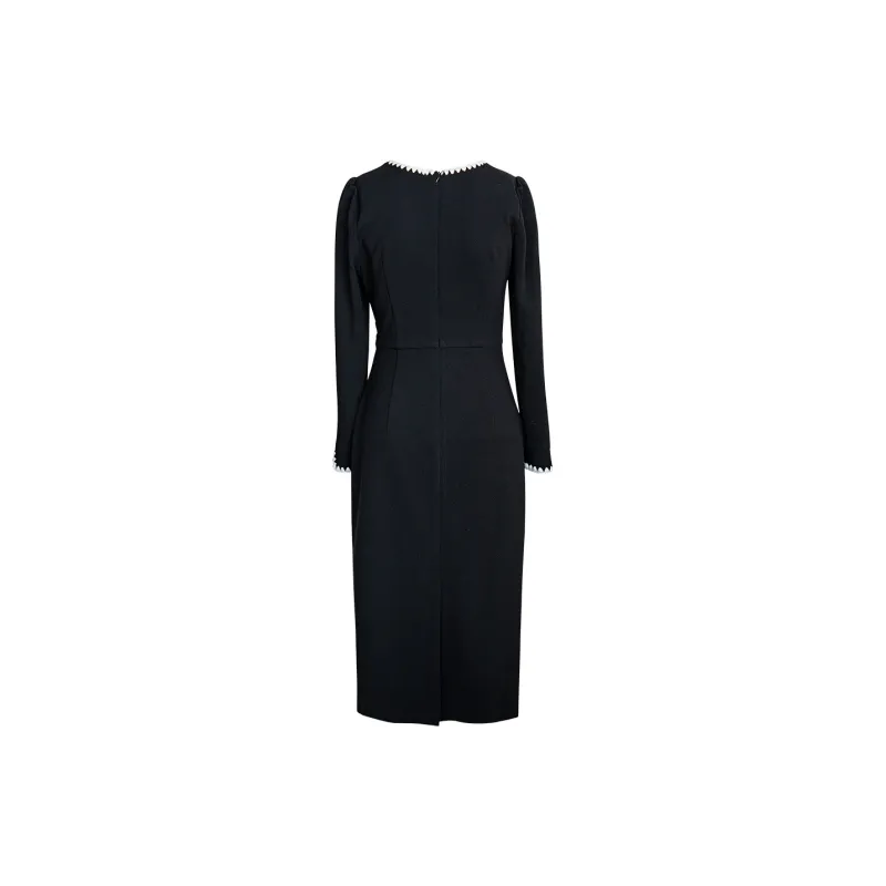 ROEYSHOUSE Long Sleeved Dresses Women's Black-1