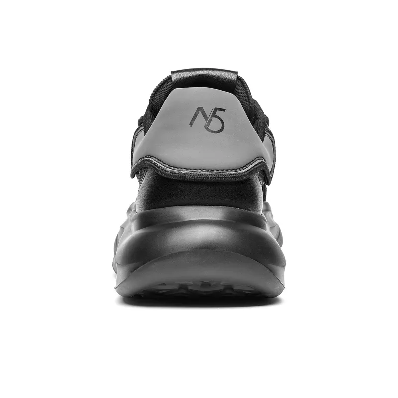 15 MINS Chunky Sneakers Men Low Top Black-4