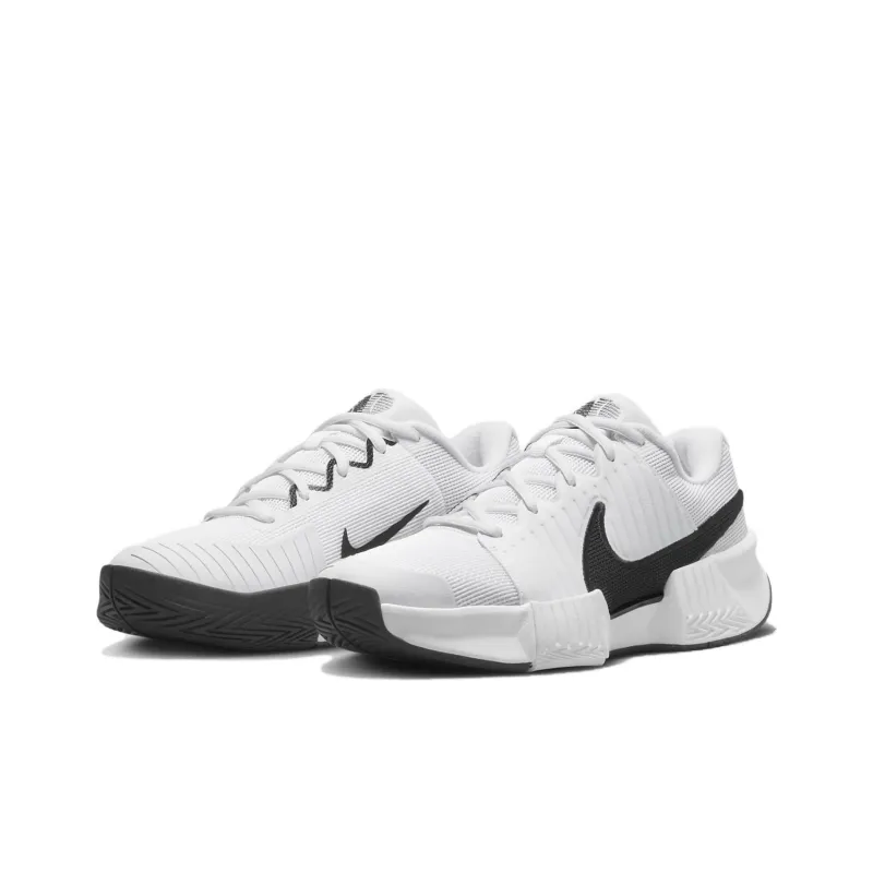 Nike GP Challenge Pro Abrasion Resistant Low Top Tennis Shoes Women's White Black-2