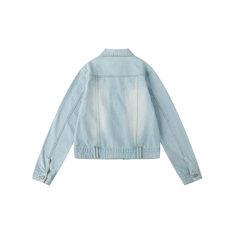 UNRETRO Denim Jacket Women's Light Blue-1