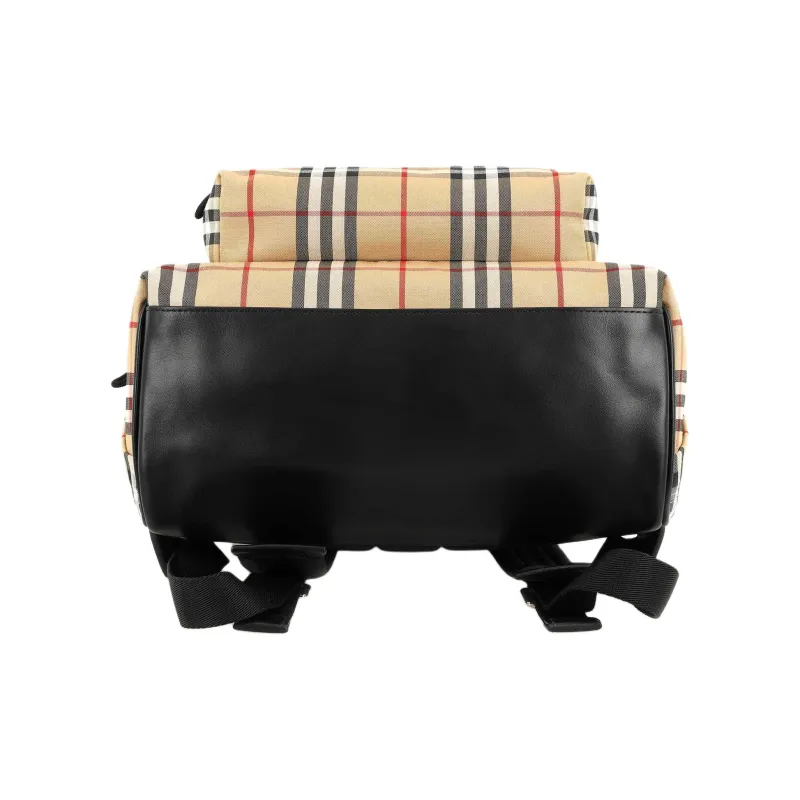 Burberry Vintage Check Nylon Backpack Archive Beige-4