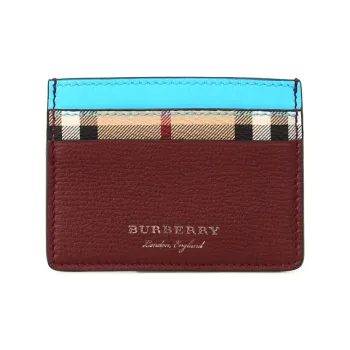 Burberry PVC Wallets Card Holders Women's Multicolor