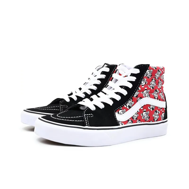 Vans SK8 HI Black/Red-2