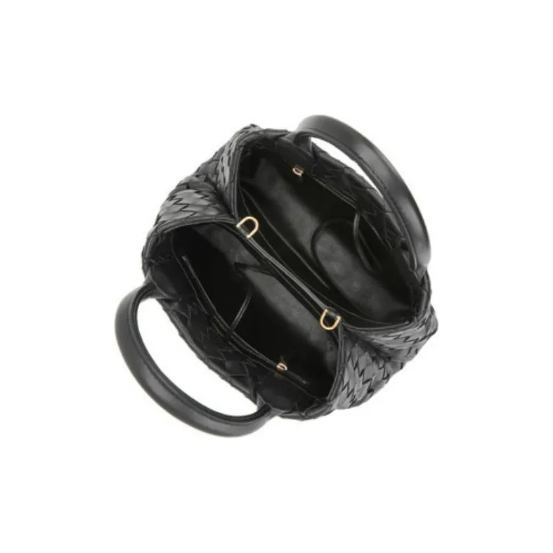 Bottega Veneta Sheepskin Shoulder Bag, Crossbody Bag, Handbag Women's Black-2