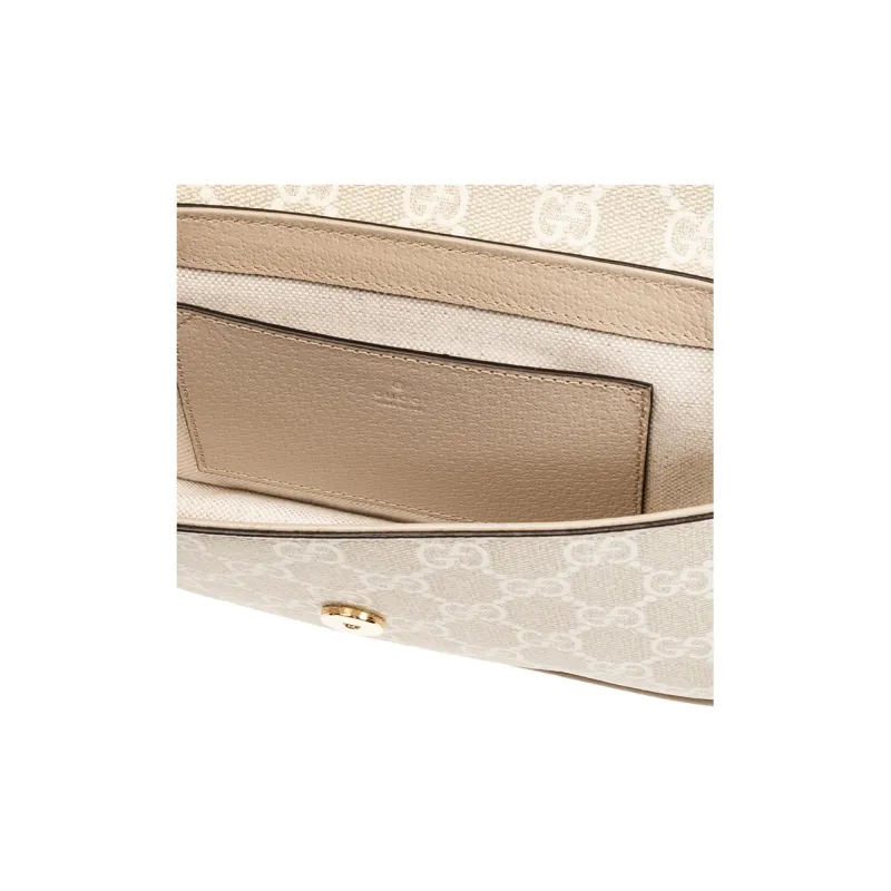 GUCCI Ophidia Supreme Canvas Shoulder Bag, Crossbody Bag Mini Women's Beige & Oat-4