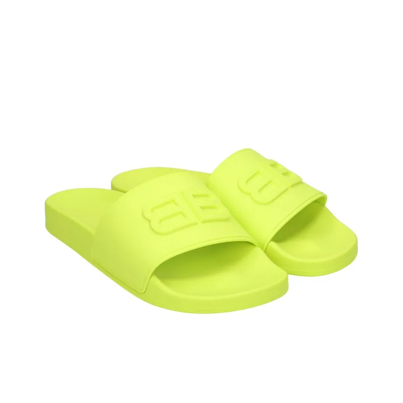 Balenciaga Pool Slides 'Lime'-2