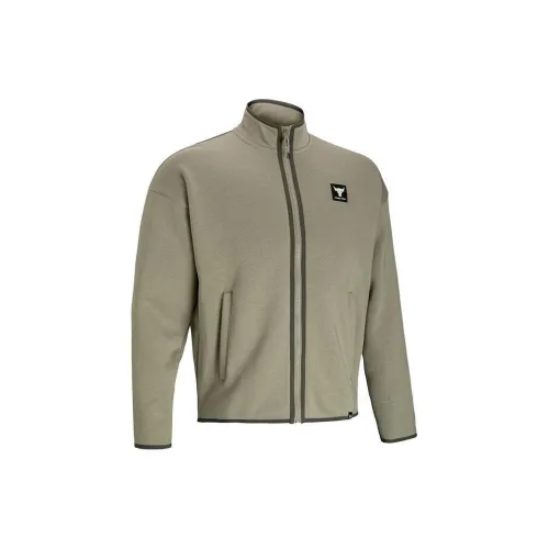 Under Armour Project Jackets Men Gray Green