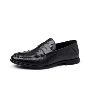 MODENGPAN Loafers Men Black Brown