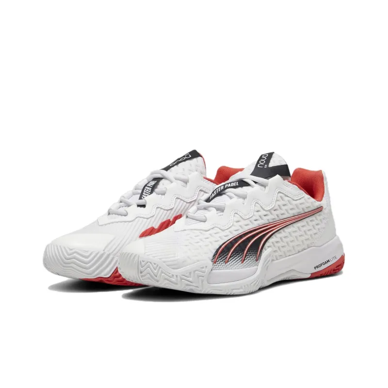 PUMA Nova Elite White Active Red-2