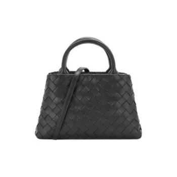 Bottega Veneta Sheepskin Shoulder Bag, Crossbody Bag, Handbag Women's Black