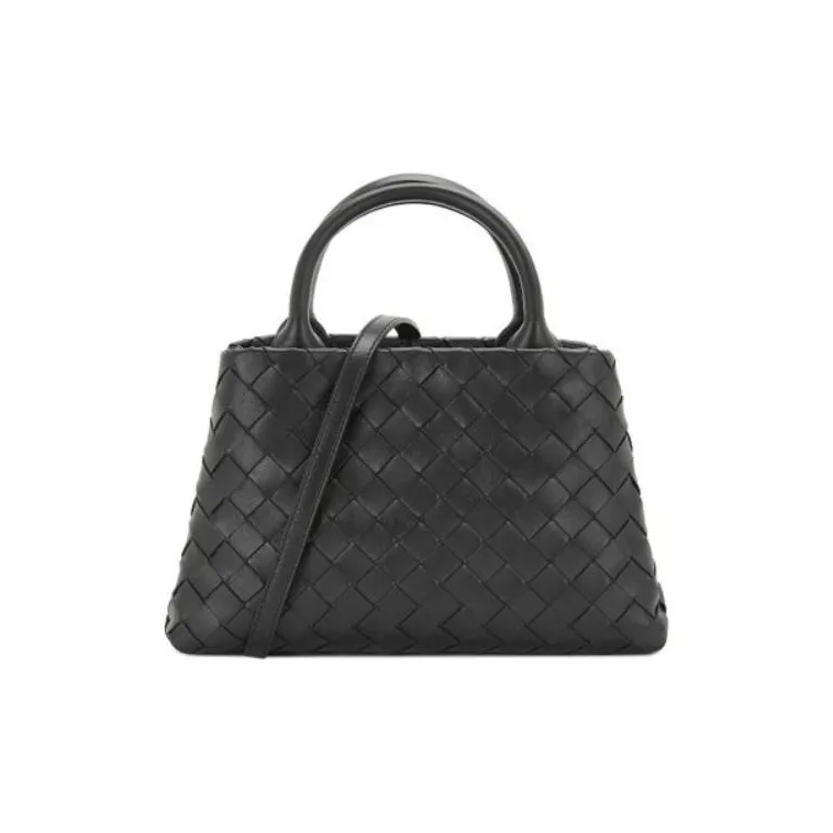 Bottega Veneta Sheepskin Shoulder Bag, Crossbody Bag, Handbag Women's Black-0