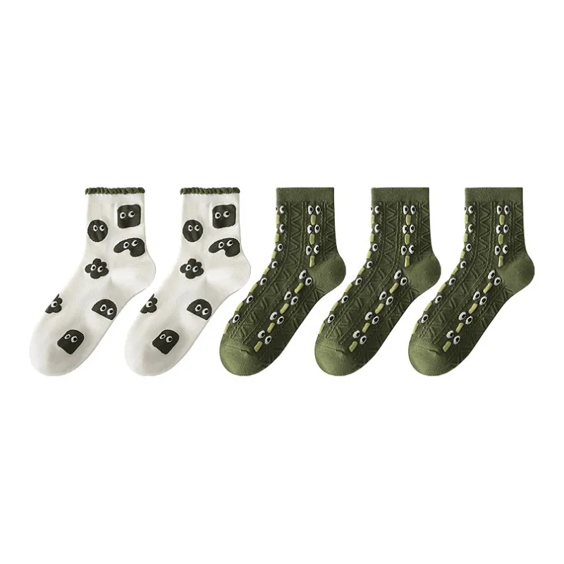 BONAS Mid-Calf Socks Women's Combo Set-16