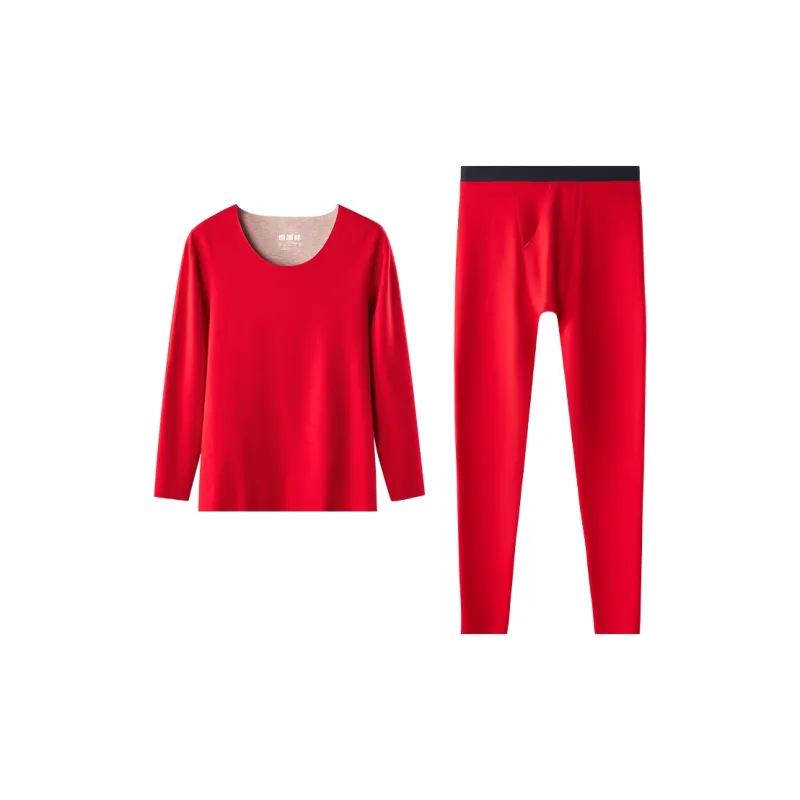 H YXIANG Thermal Set Men's China Red-0