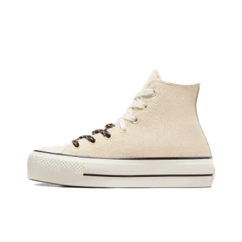 Converse Chuck Taylor All Lift Canvas & Leather 'Beige White' Women's