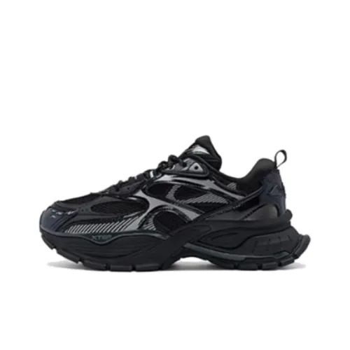 XTEP Mei Li Cushioning Low Top Casual Shoes Women's Black