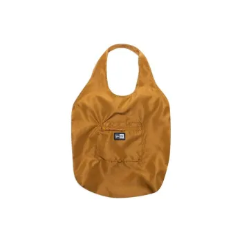New Era Cotton Woven Tote Bag Shopping Bag Handbag Regular Unisex Brown