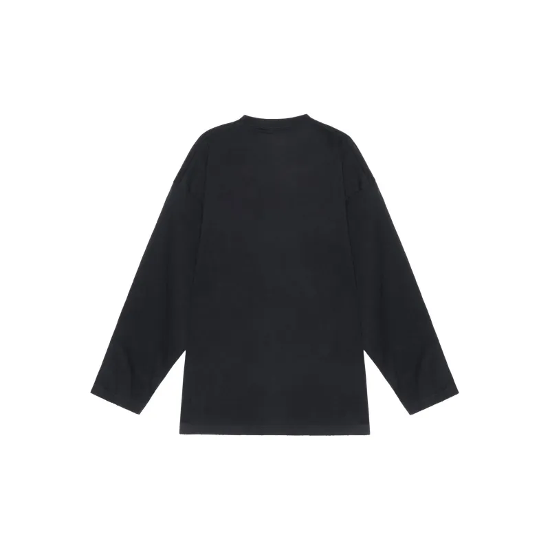 Balenciaga Logo print Long sleeved T shirt-1