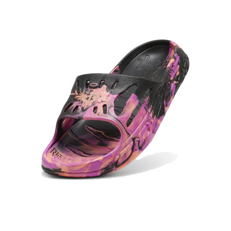 Puma LaFrancé X MB.03 Slide 'Black Deep Orchid'-3