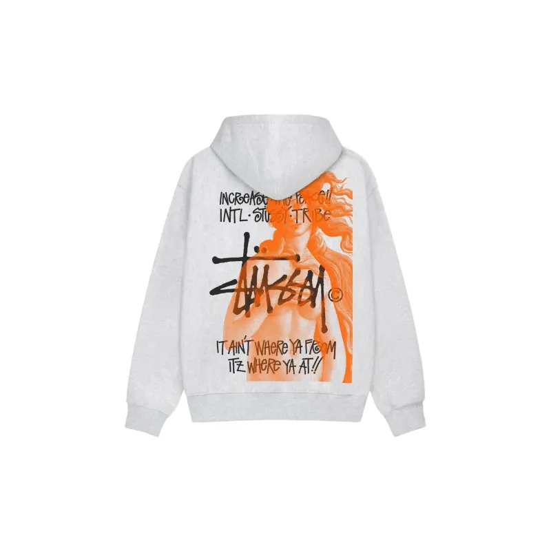 Stussy Basic Logo Zip Hoodie-3