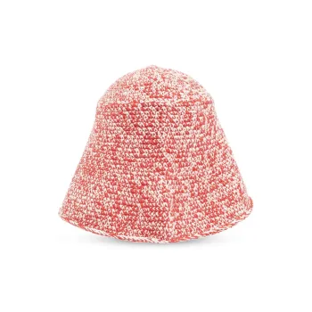 GANNI Organic Cotton Bucket Hats Women's Pink