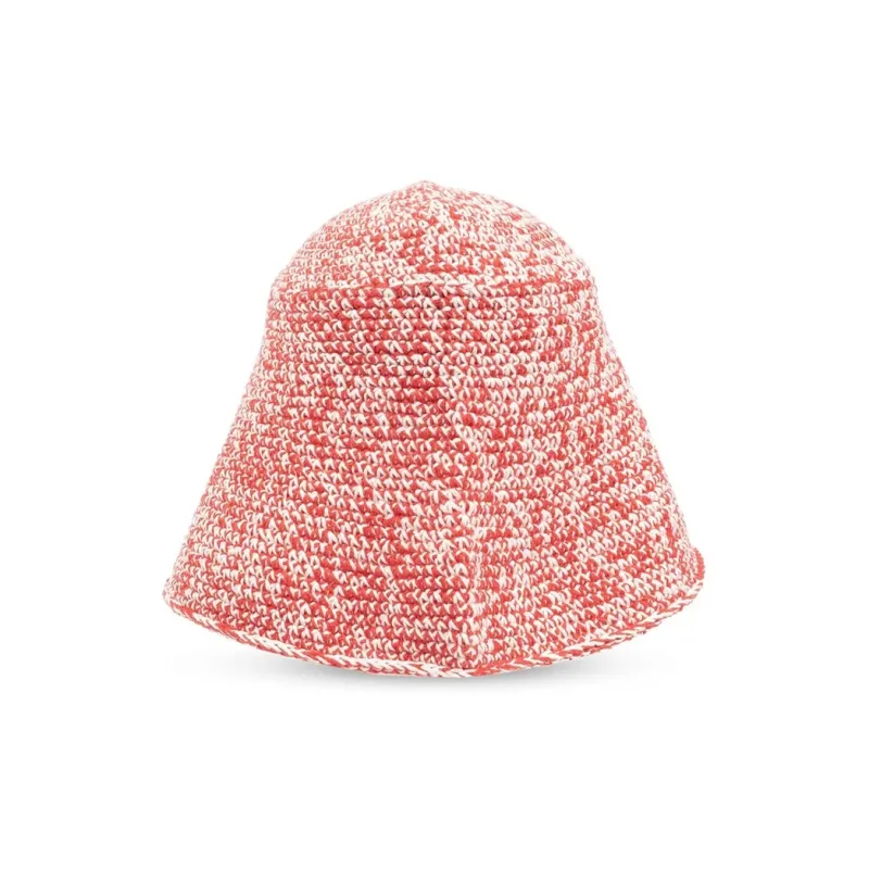 GANNI Organic Cotton Bucket Hats Women's Pink-0